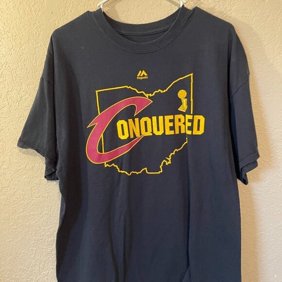 Men's Majestic Cleveland Cavaliers NBA Finals Champion Tee - Picture 1 of 3